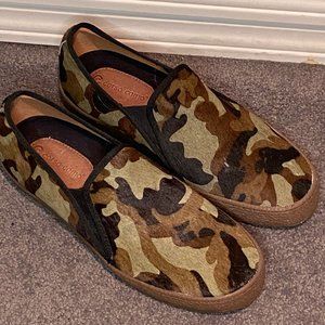 EUC - Corso Como Duffy Calf Hair Slip-On Sneaker